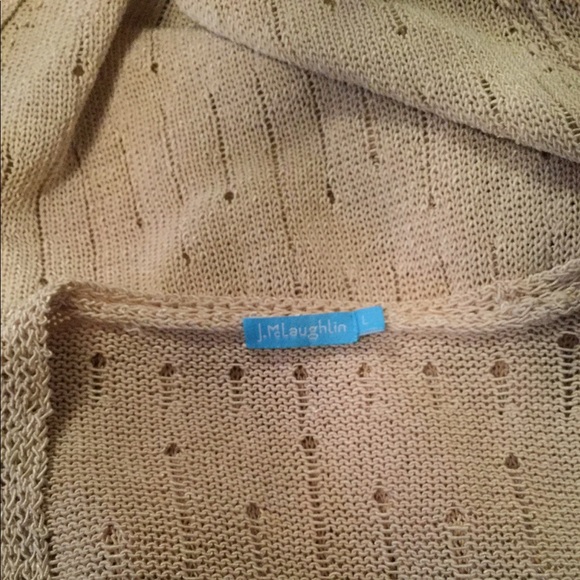 J McLAUGHLIN KHAKI TAN KNIT SWEATER TUNIC - Picture 4 of 8